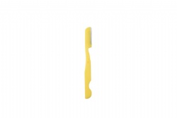 Yellow folding No. 1 eyebrow knife