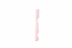 Light pink folding No.1 eyebrow knife