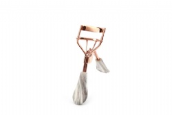 A4 rose gold  Wood grain color  Duck tongue handle  Eyelash curler